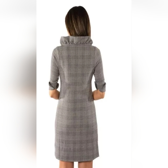 Gretchen Scott Wall Streeter Jersey Gray Ruffneck Size XL - Picture 2 of 11